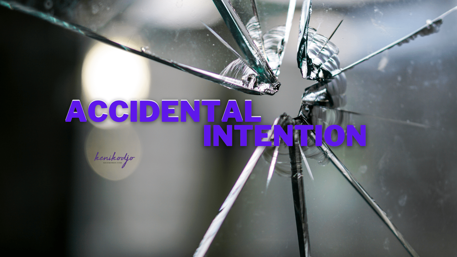 accidental intention blog banner