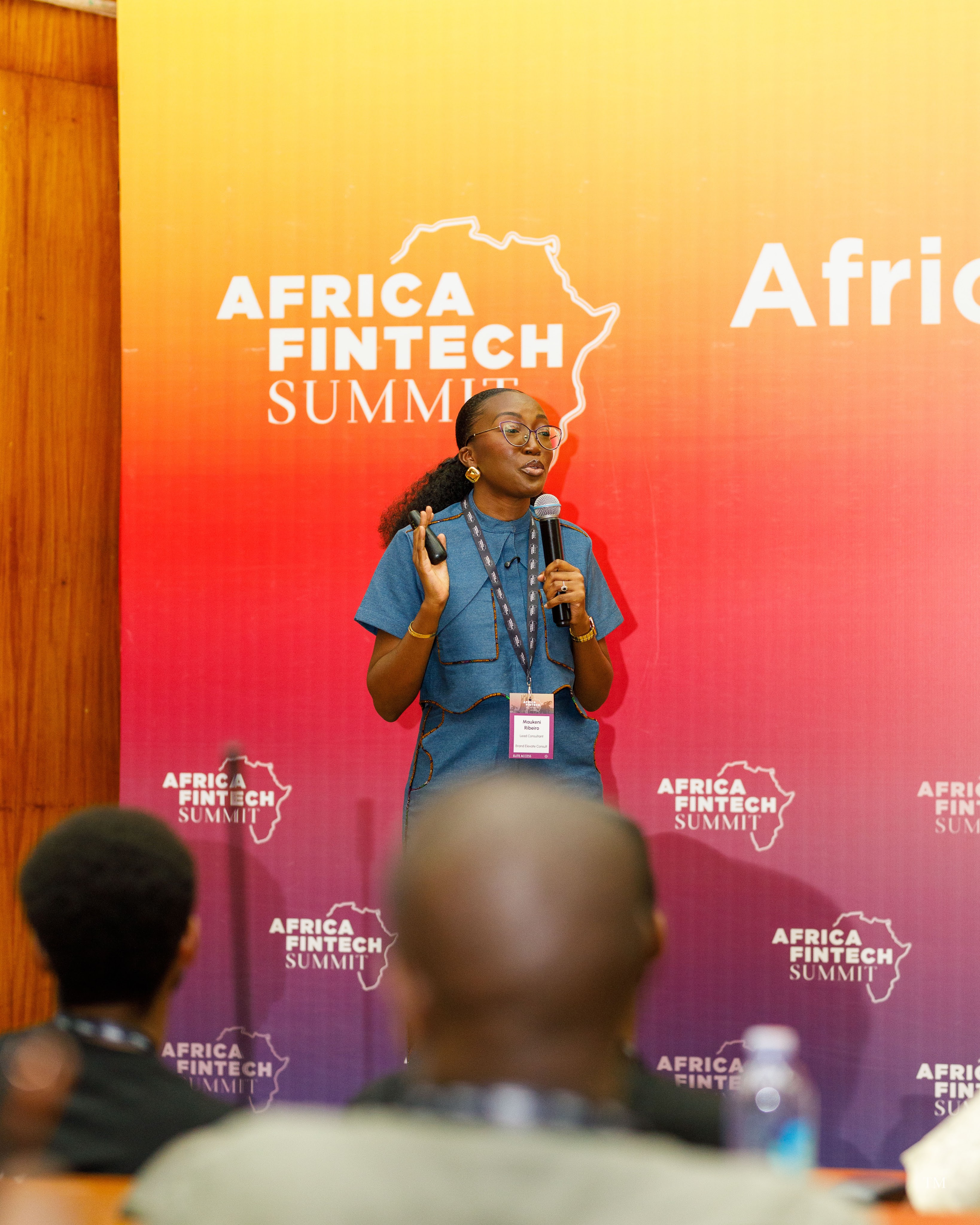 Maukeni delivering a masterclass at the Africa Fintech Summit